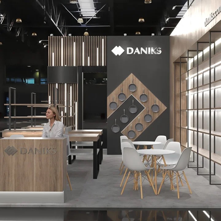 Daniks showroom booth