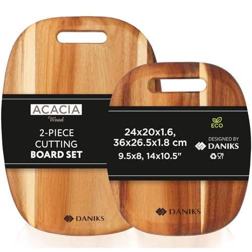 Acacia Board Set of 2 (14×10" & 9.5×8")