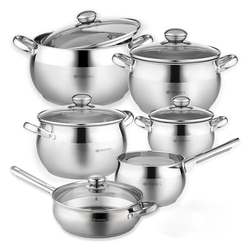 Classic 11-Piece Set (2, 3, 4, 7 QT + Frying Pan + Saucepan)