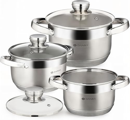 Standard 6-Piece Set (2, 3, 5 QT)