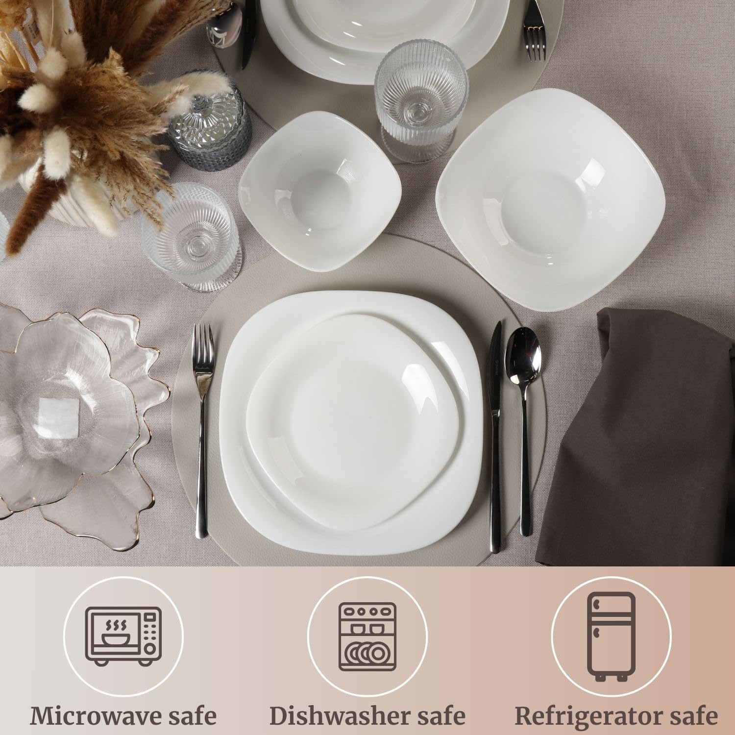 Daniks Serie "Quadro" - Geschirrset - 5