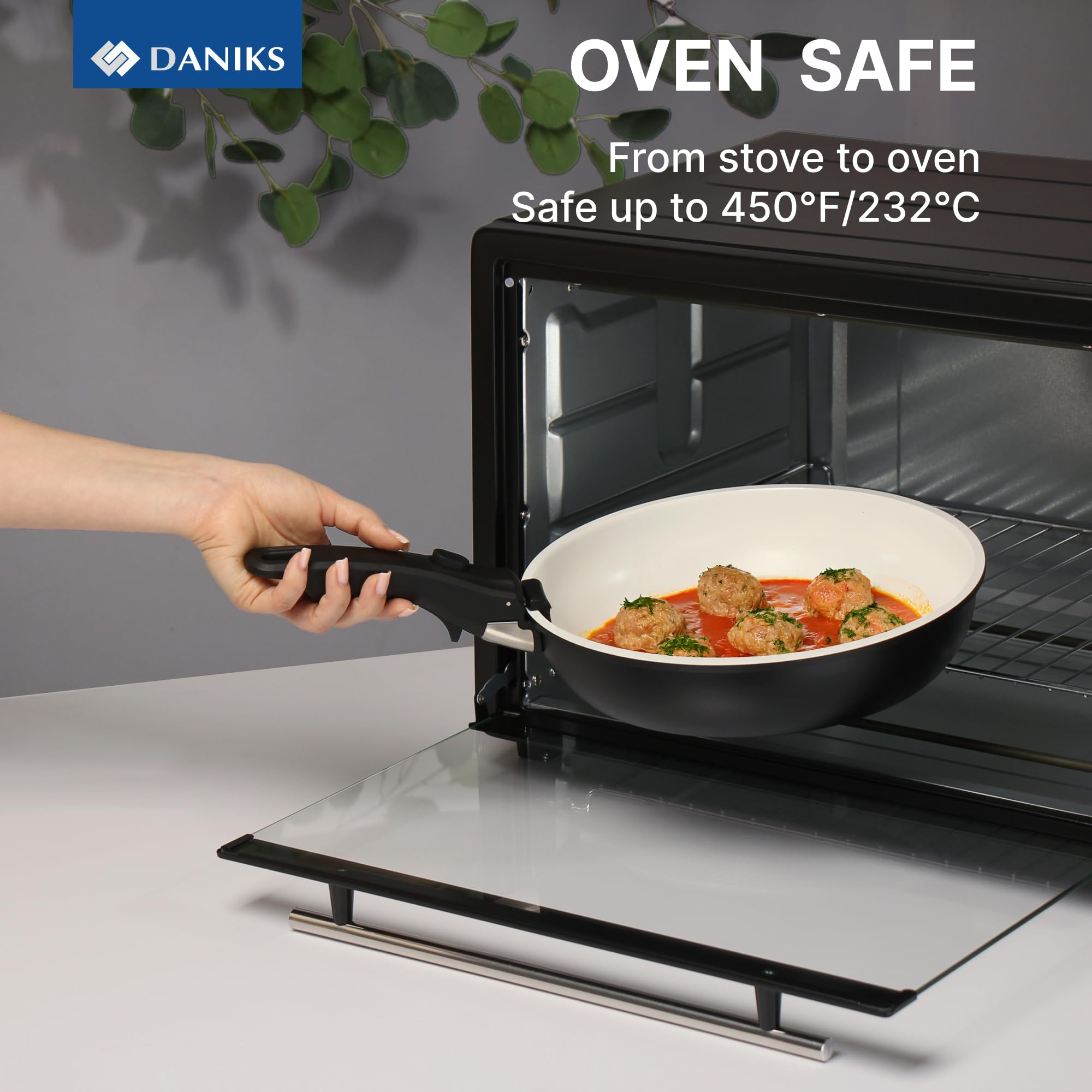 Daniks Serie "Black" - Non-stick Cookware - 5