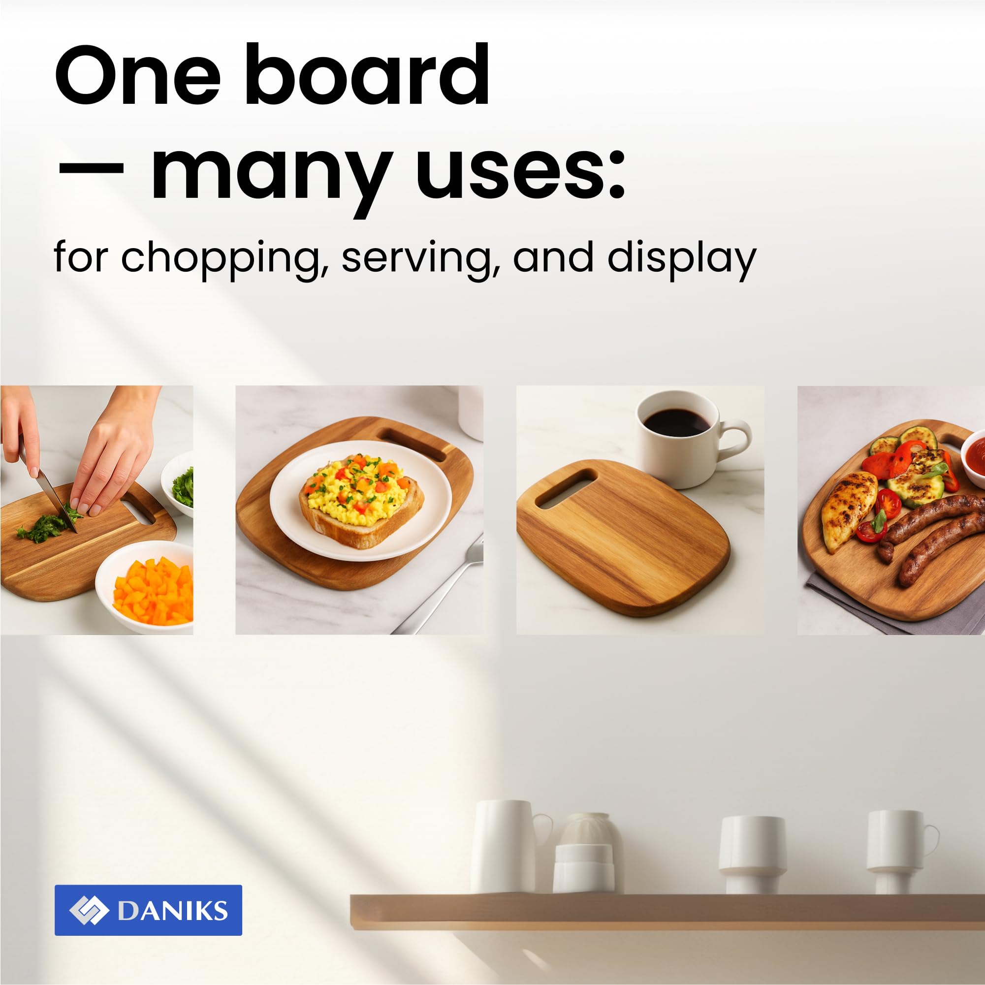 Daniks Kleines Akazienholzbrett - Schneidebretter - 7