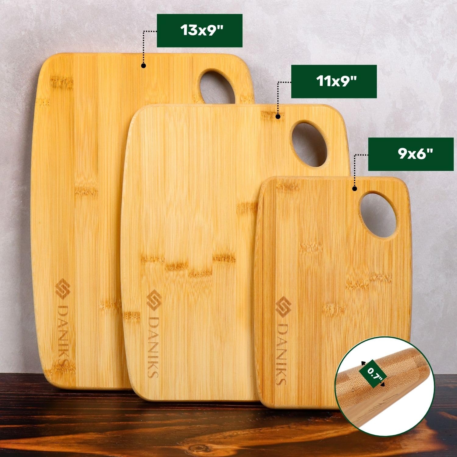 Daniks Bambusbretter - Schneidebretter - 3