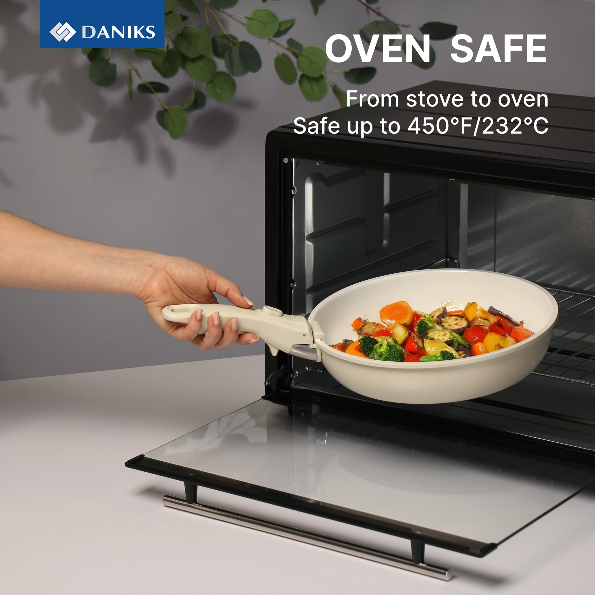 Daniks Serie "Beige" - Antihaft-Kochgeschirr - 5