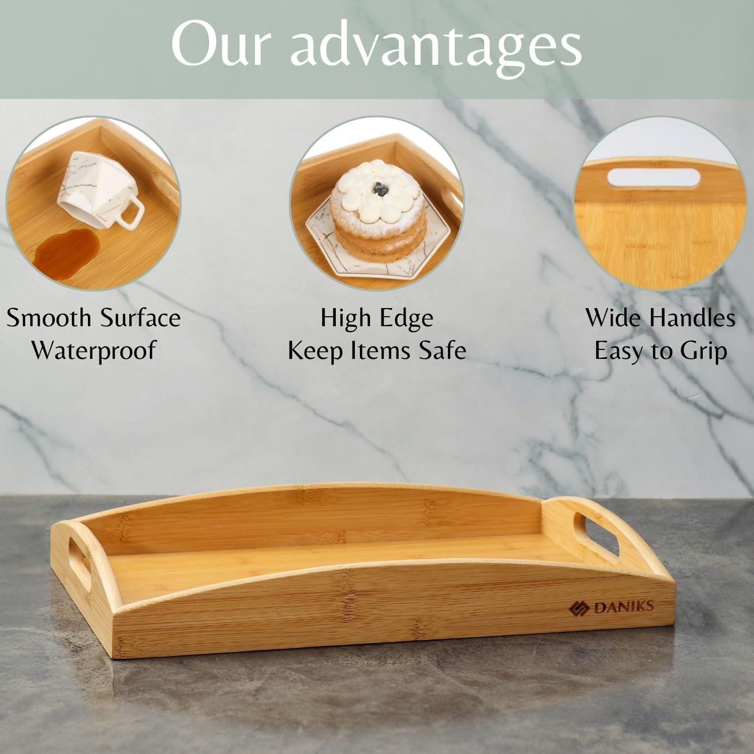 Daniks Serviertablett - Frühstückstablett - 4