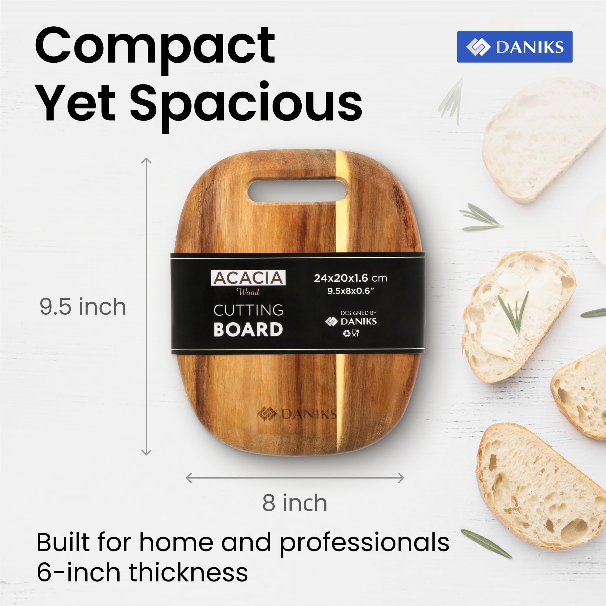 Daniks Kleines Akazienholzbrett - Schneidebretter - 8
