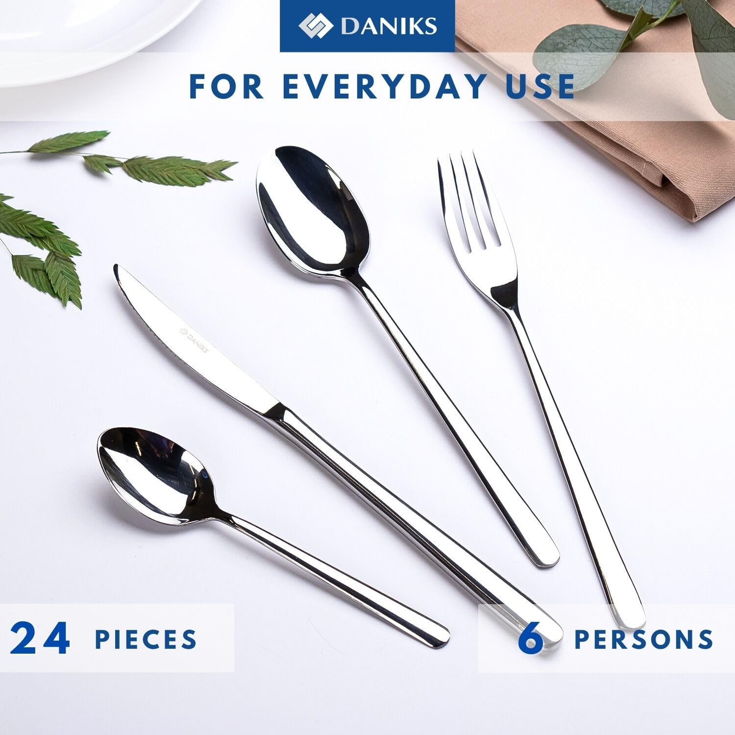 Daniks Serie "Element" - Silverware Sets - 8