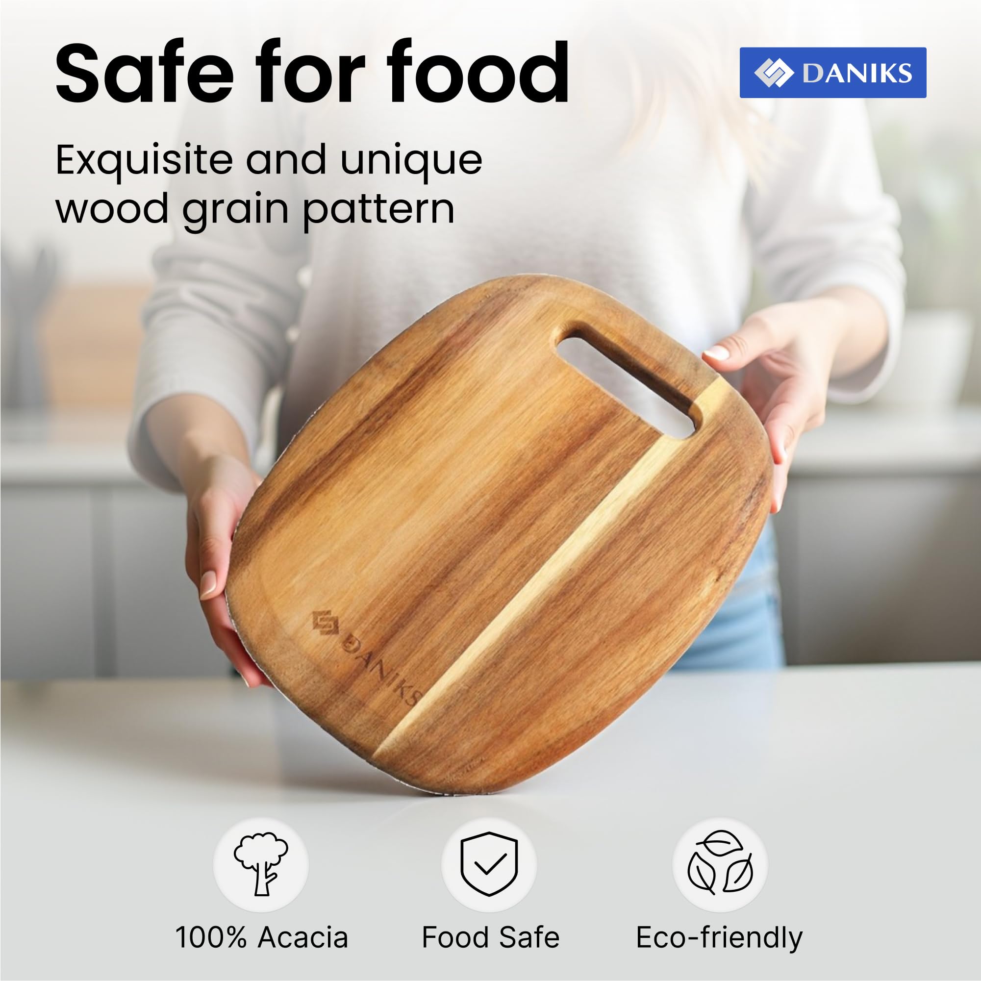 Daniks Kleines Akazienholzbrett - Schneidebretter - 4