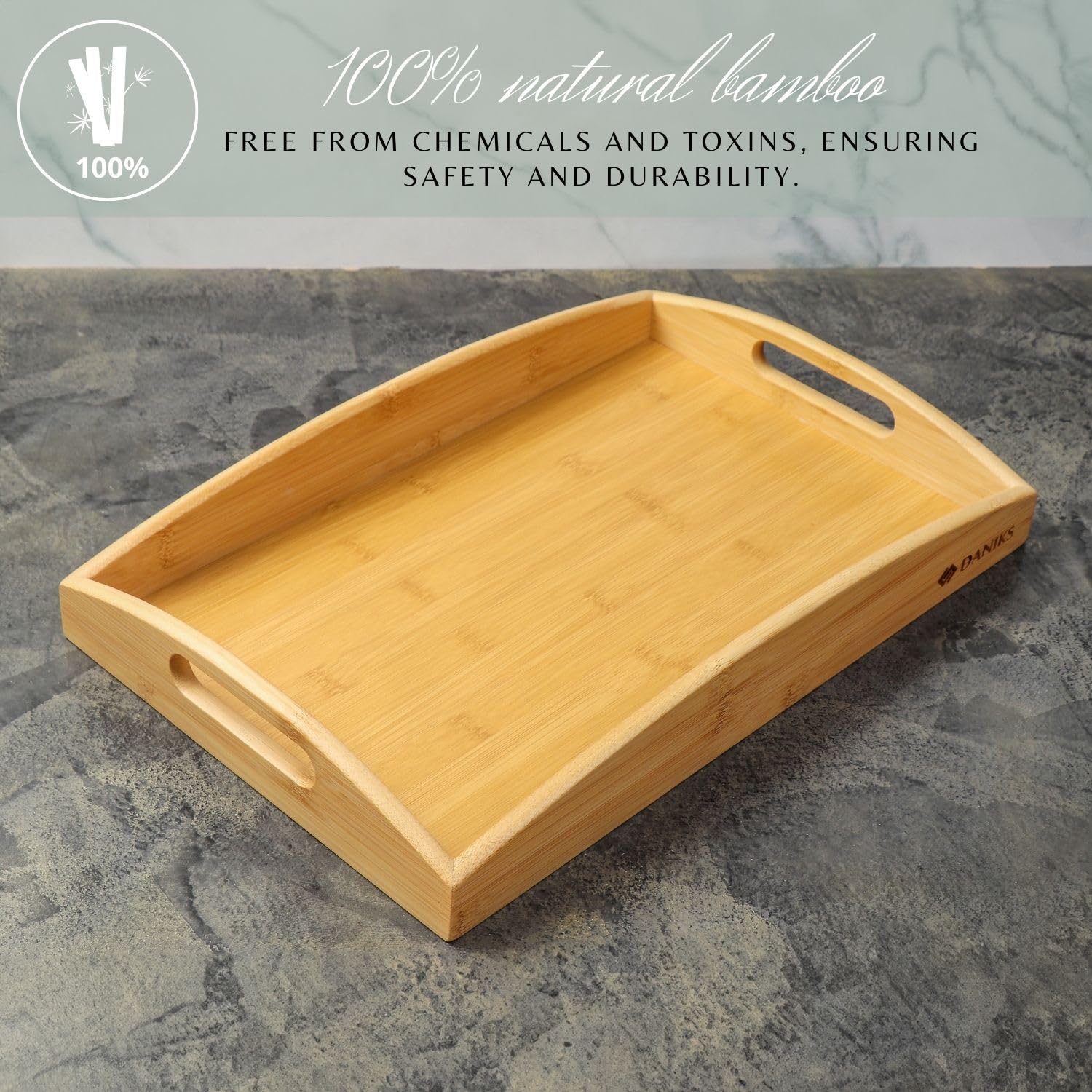 Daniks Serviertablett - Frühstückstablett - 5