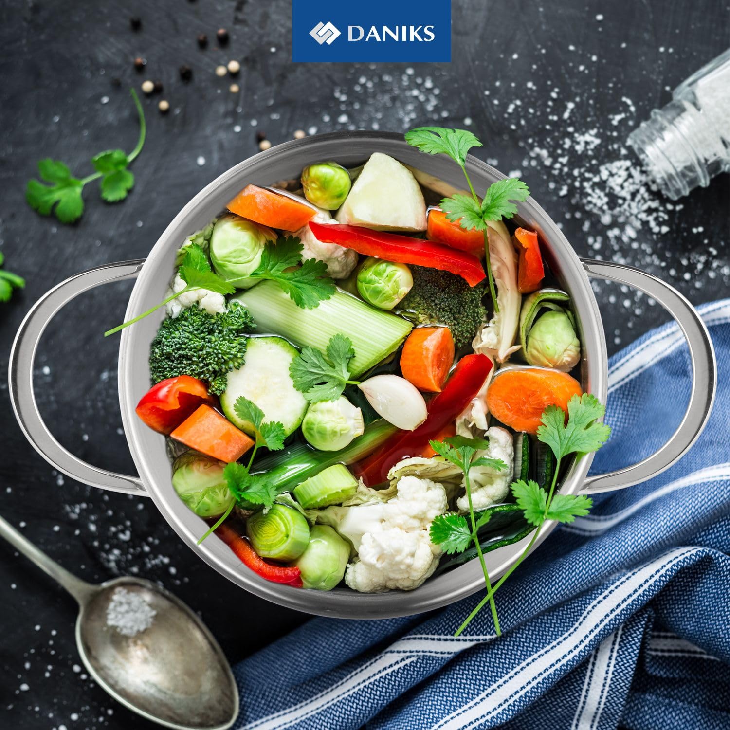 Daniks Серия "Bonn" - Посуда из нержавеющей стали - 7