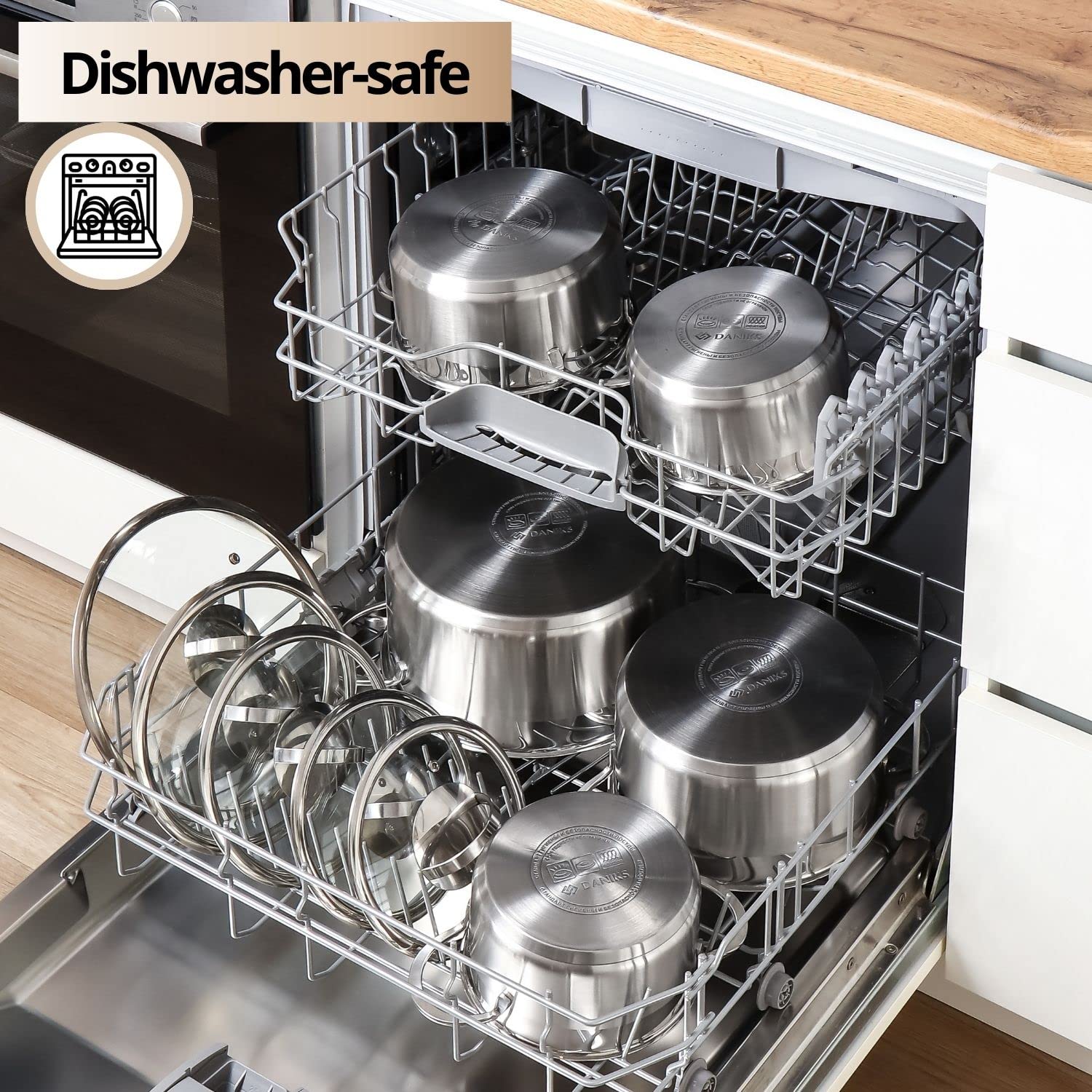 Daniks Серия "Bonn" - Посуда из нержавеющей стали - 6