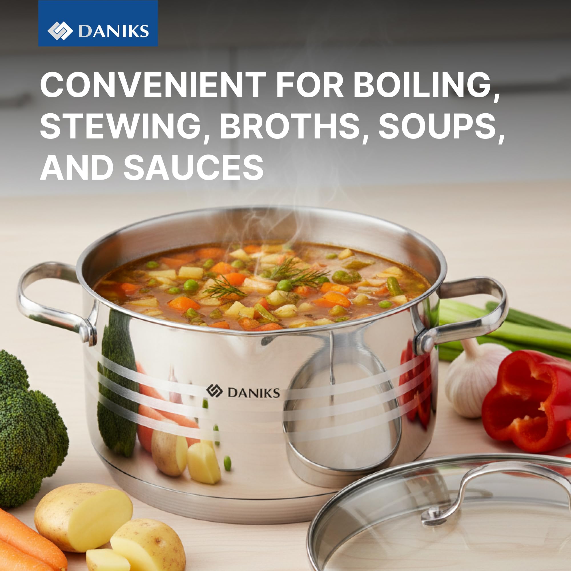 Daniks Серия "Tokio" - Посуда из нержавеющей стали - 5